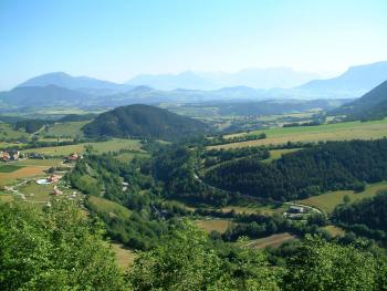 die Alpen tauchen auf