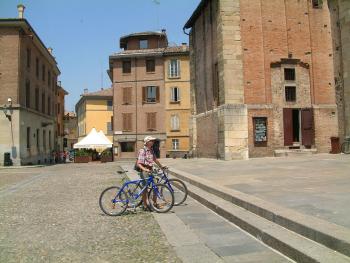 mit dem Rad durch Parma