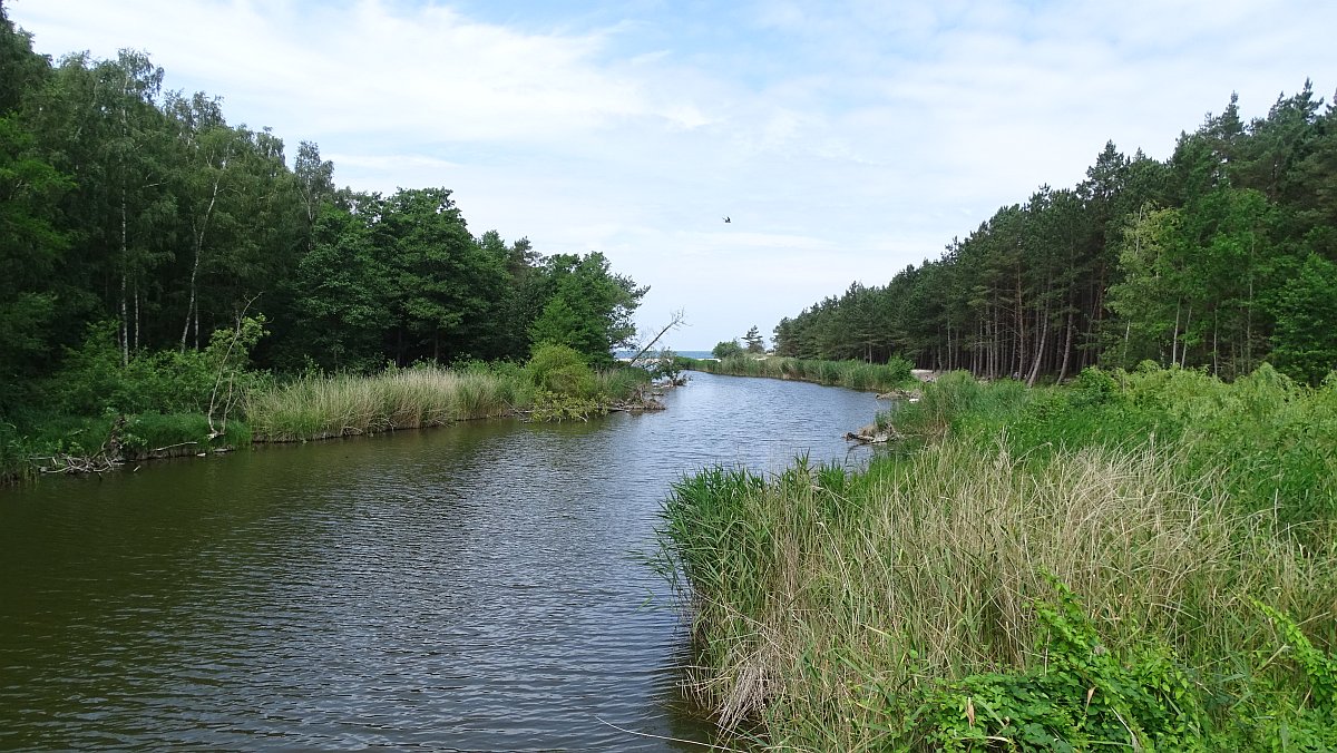 Verbindung zwischen Buckowsee und Ostsee