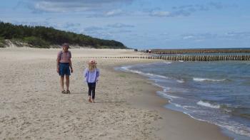 am Strand zwischen Klein Diewenow und Dievenow