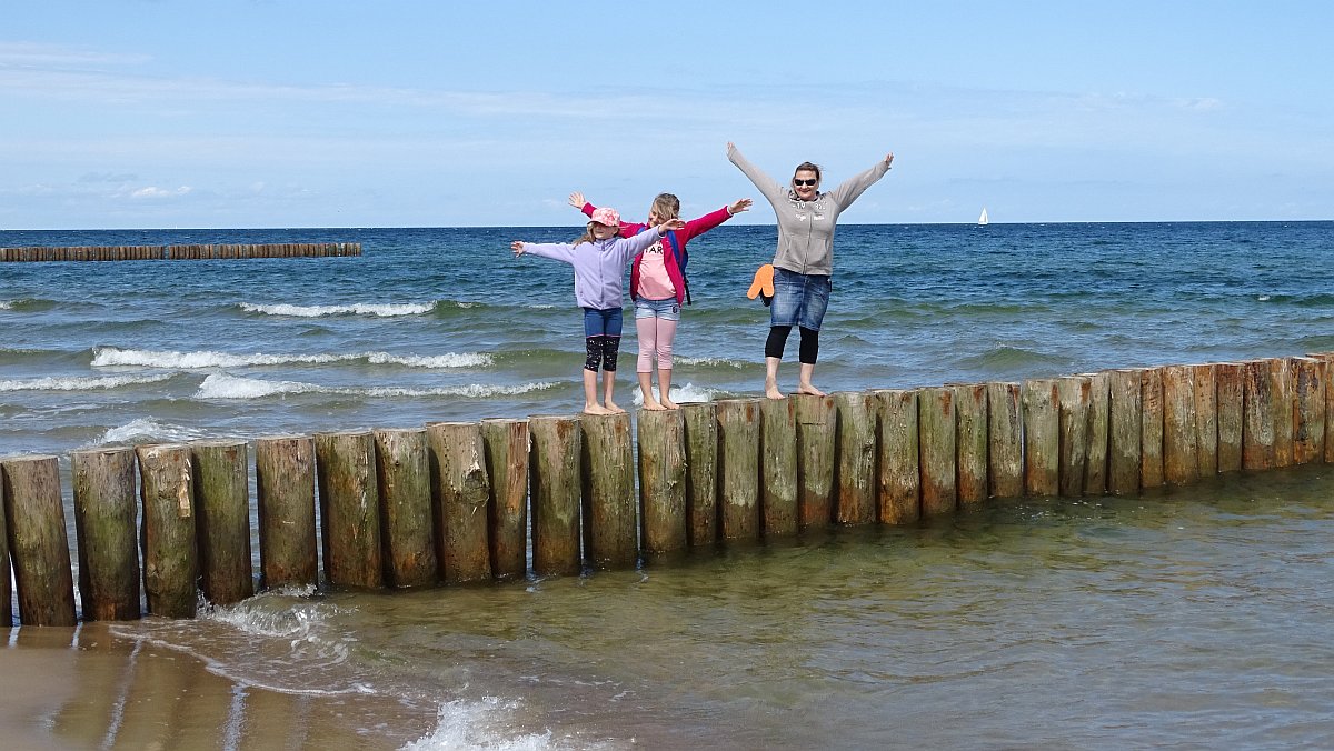 am Strand zwischen Klein Diewenow und Dievenow