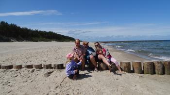 am Strand zwischen Klein Diewenow und Dievenow