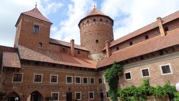 Burg Rößel, diesen Burgfried konnten wir erklimmen