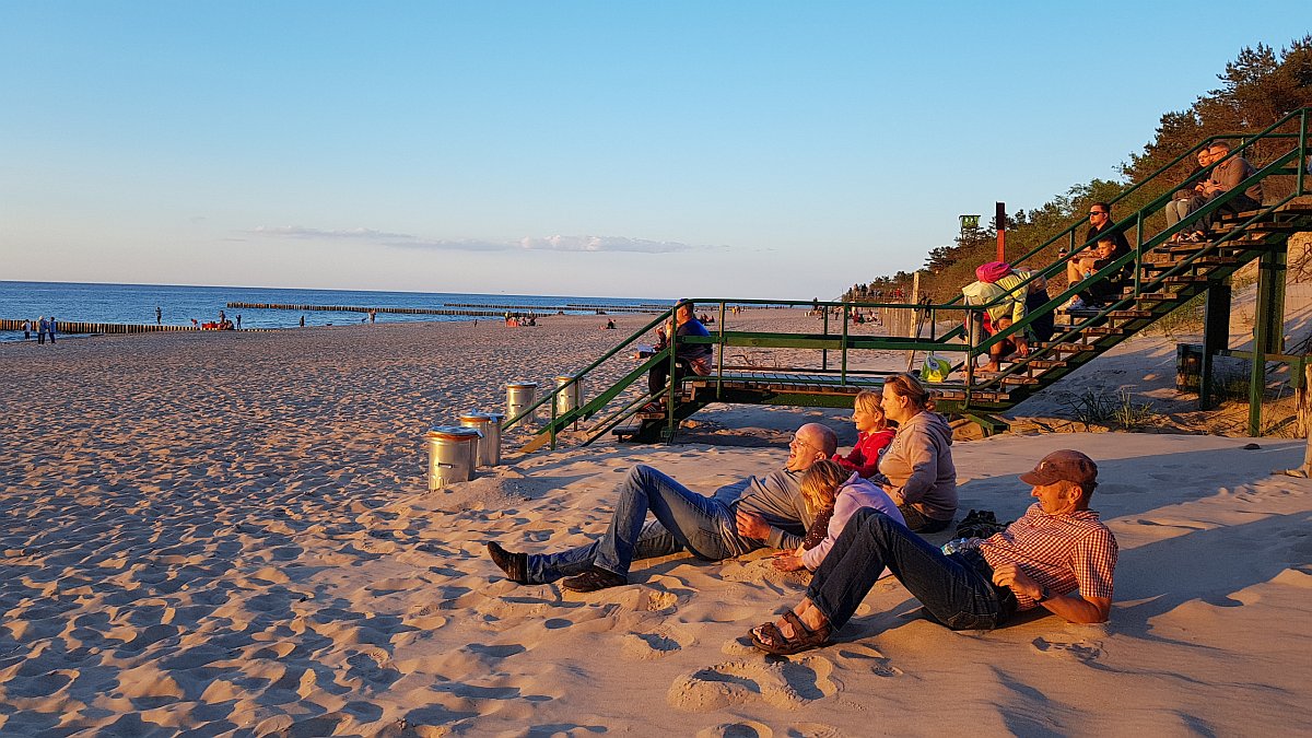 Abend am Strand