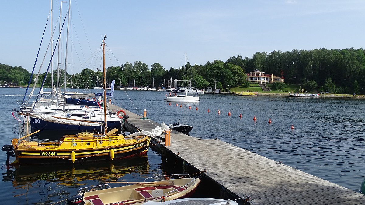 Hafen in Lötzen (Giżycko)