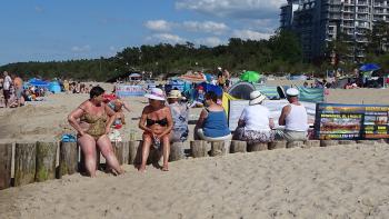 Grazien am Strand