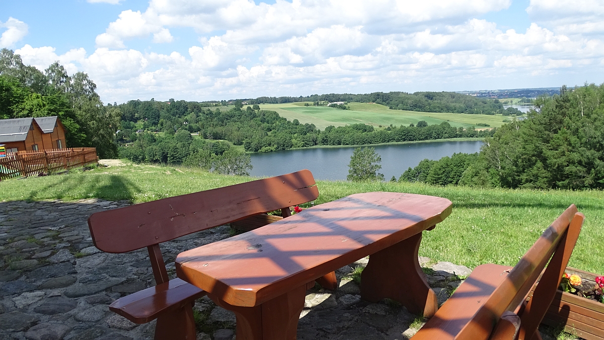 Blick von Sobotka-Hügel auf den Großen Brodno-See