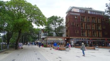 hintere Strandpromenade in Kolberg