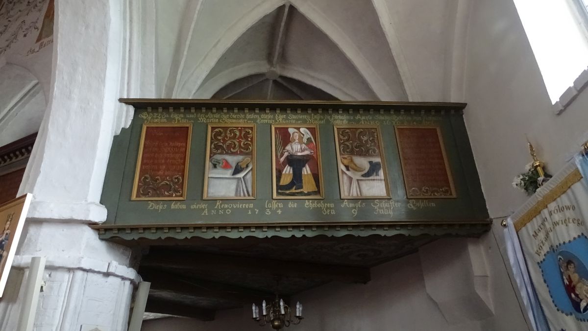 St. Gertrud Rügenwalde, Malereien der Stände