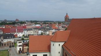 Blick vom Schlossturm auf Rügenwalde