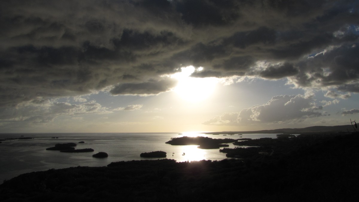 Abendstimmung über der Bucht