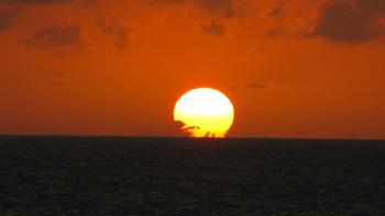 Hotel schrecklich- Sonnenuntergang top