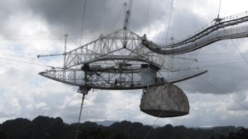 Arecibo-Observatorium, inzwischen eingestürzt