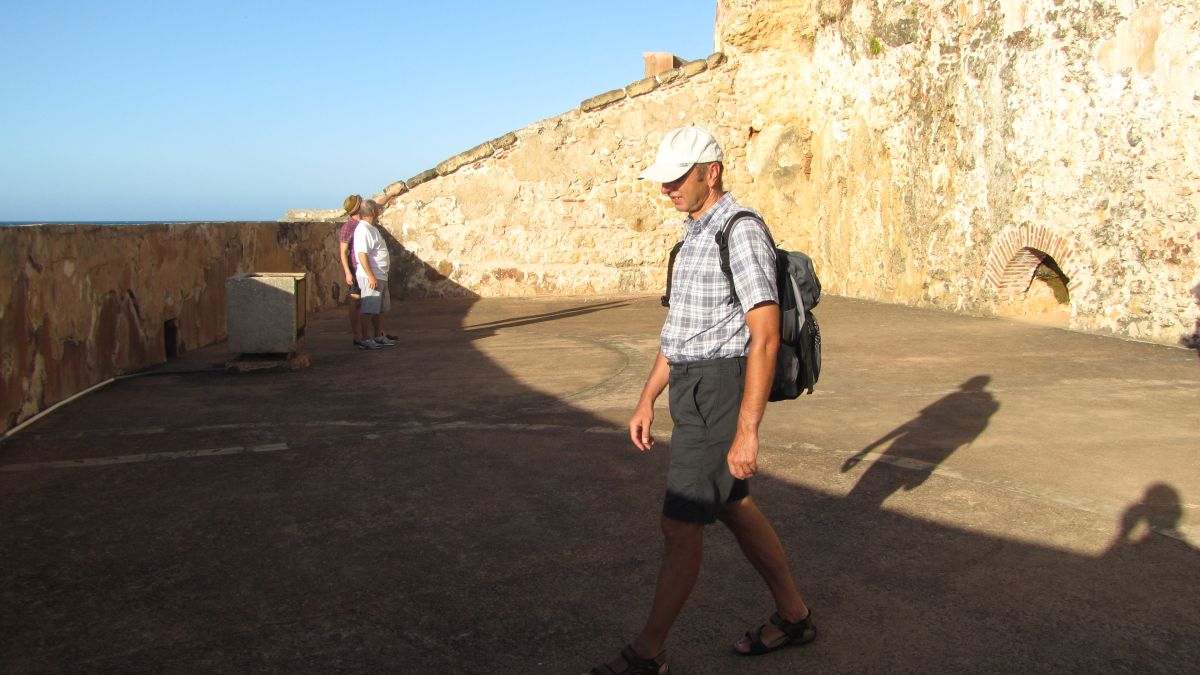 André auf der Festung San Felipe del Morro