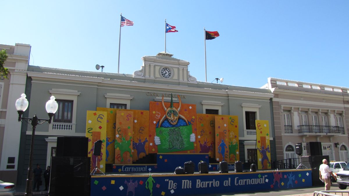 Casa Alcaldía de Ponce, Vorbereitungen für den Karneval
