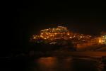 Castelsardo, Burgberg bei Nacht