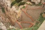 Cabo Caccia, geschlossene Treppenanlage zur Grotte Nettuno