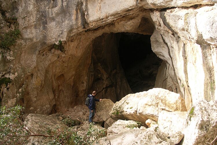 Eingang zur Grotta de sa Oche