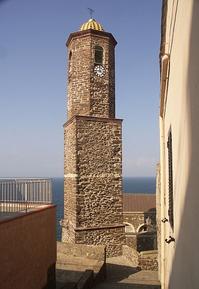 Castelsardo, Kirchturm in der Altstadt