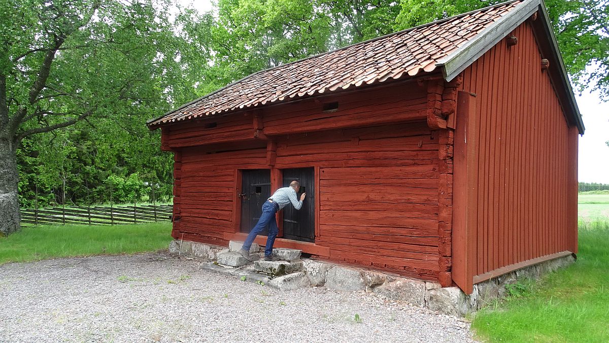 kleines Freilichtmuseum in Skånela