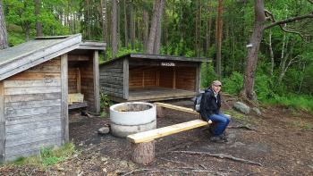 Shelter am Lilla Harsjön 