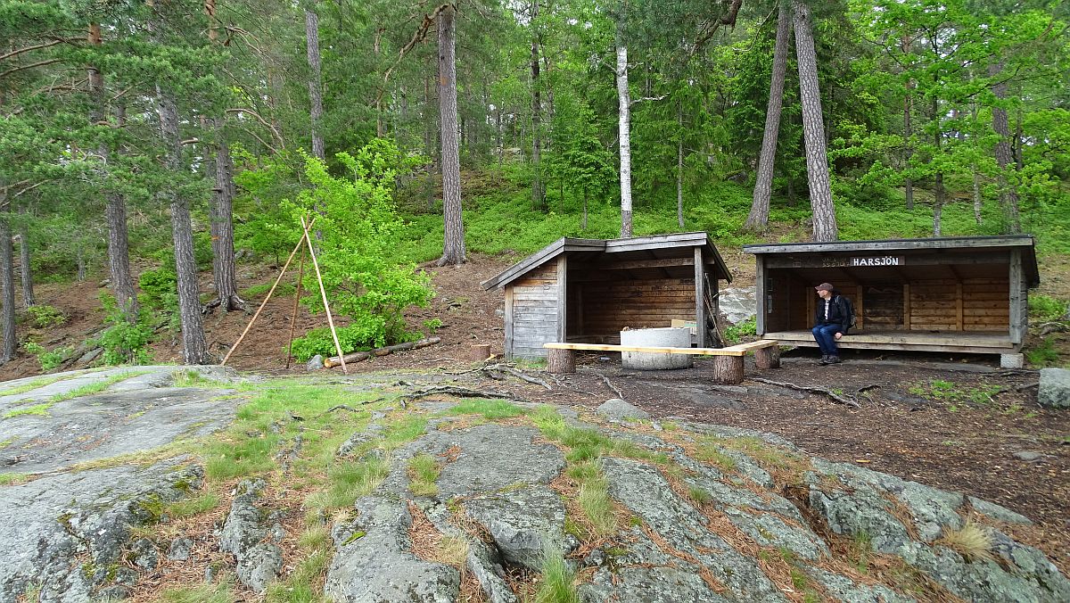 Shelter am Lilla Harsjön 