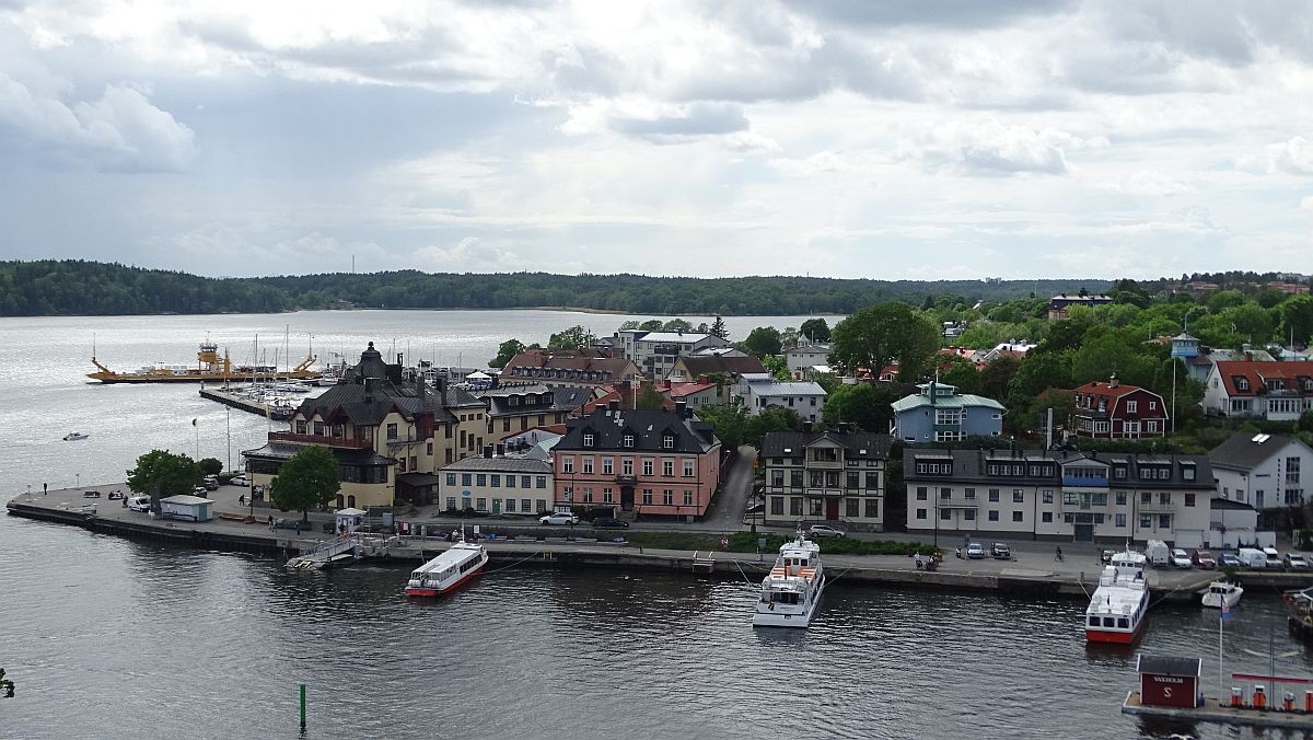 Festung Vaxholm, Blick auf die Stadt