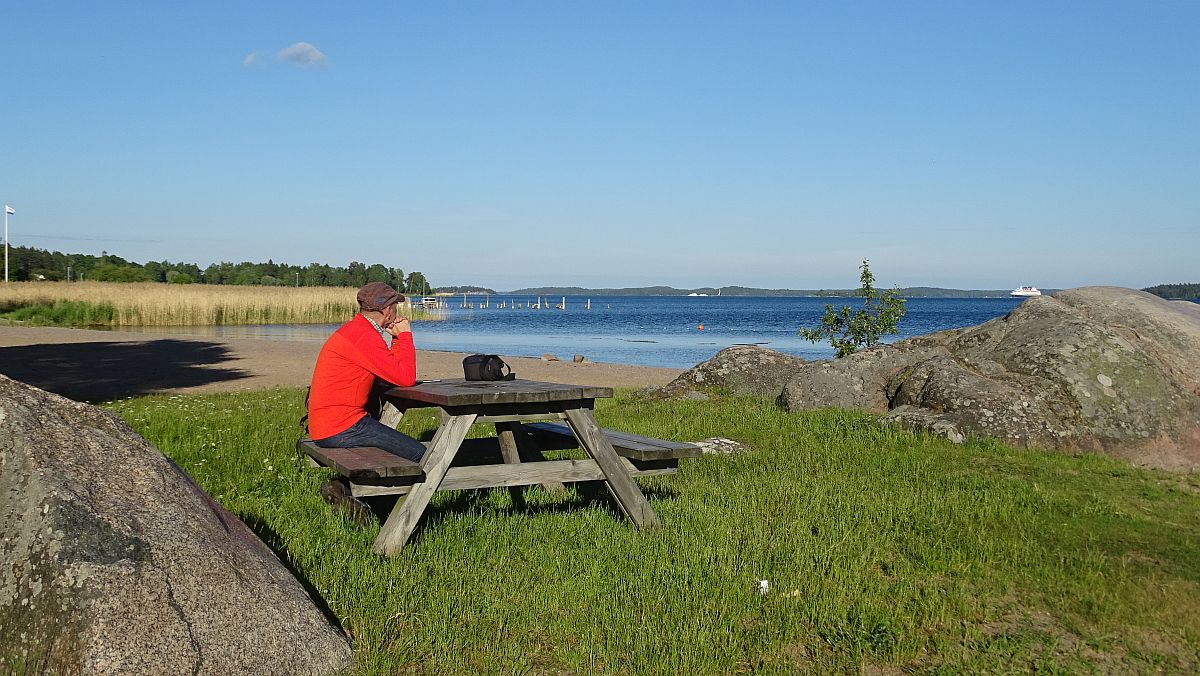 Österskär im Abendlicht
