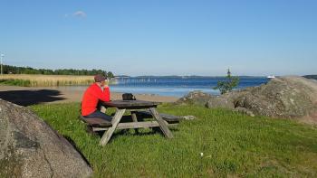 Österskär im Abendlicht