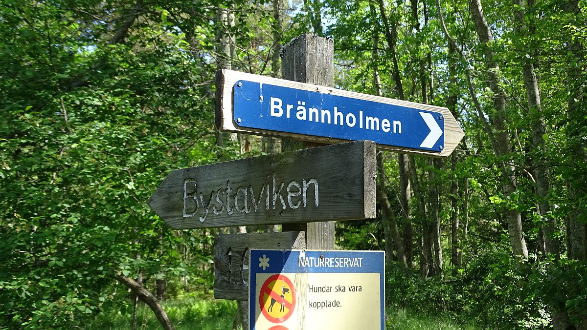 Wanderung im Östra Lagnö Naturreservat