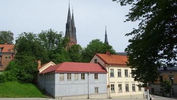 Blick zum Uppsaler Dom