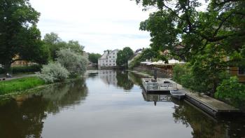 Am Fluss Fyrisän