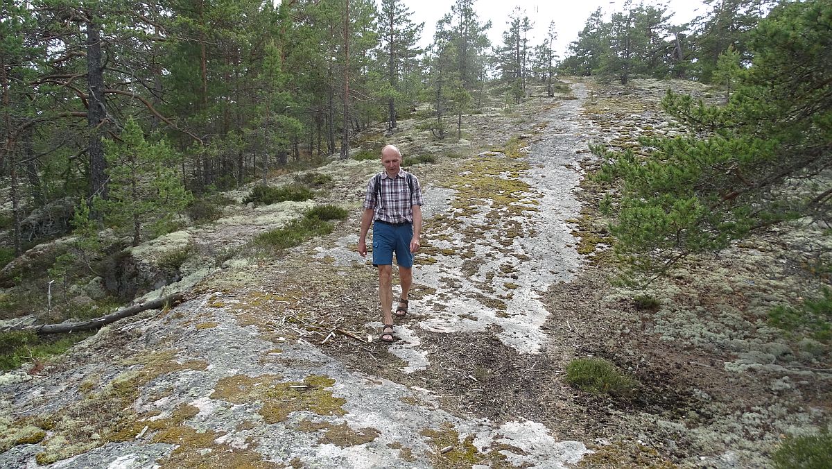 Wanderung auf Norra Ljusterö