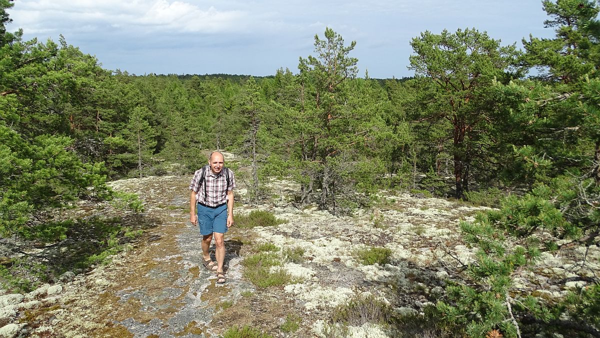 Wanderung auf Norra Ljusterö