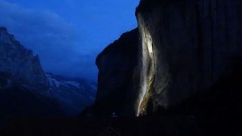 Staubbachfall beleuchtet