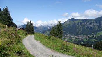 da drüben liegt Wengen