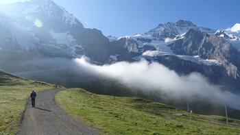 Weg zum nicht mehr vorhandenen Eigergletscher