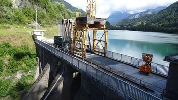 Staumauer des Lac du Vernex