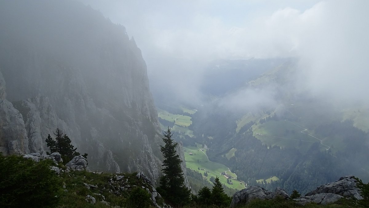 Blick durch die Wolken