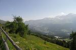 Blick hinunter zum Heidsee