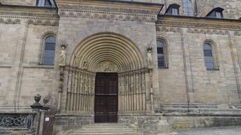 prunkvolles Portal am Bamberger Dom
