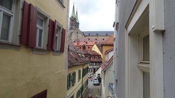 Blick zurück zum Bamberger Dom