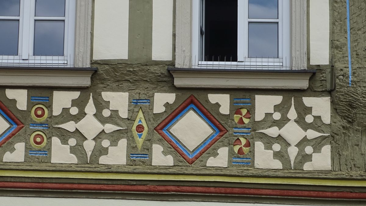 Detail an Fachwerkhaus Haßfurt