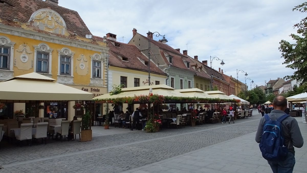 Fußgängerzone in Hermannstadt