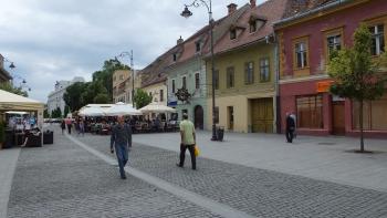 Fußgängerzone in Hermannstadt