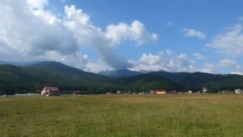 letzter Blick auf die Berge