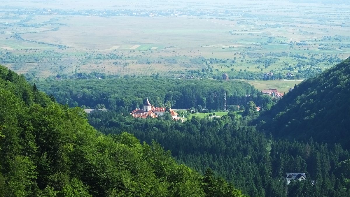 Blick auf das Kloster Obermühlendorf  (Sâmbăta de Sus)