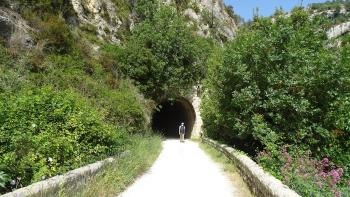 Tunnel der alten Bahnstrecke