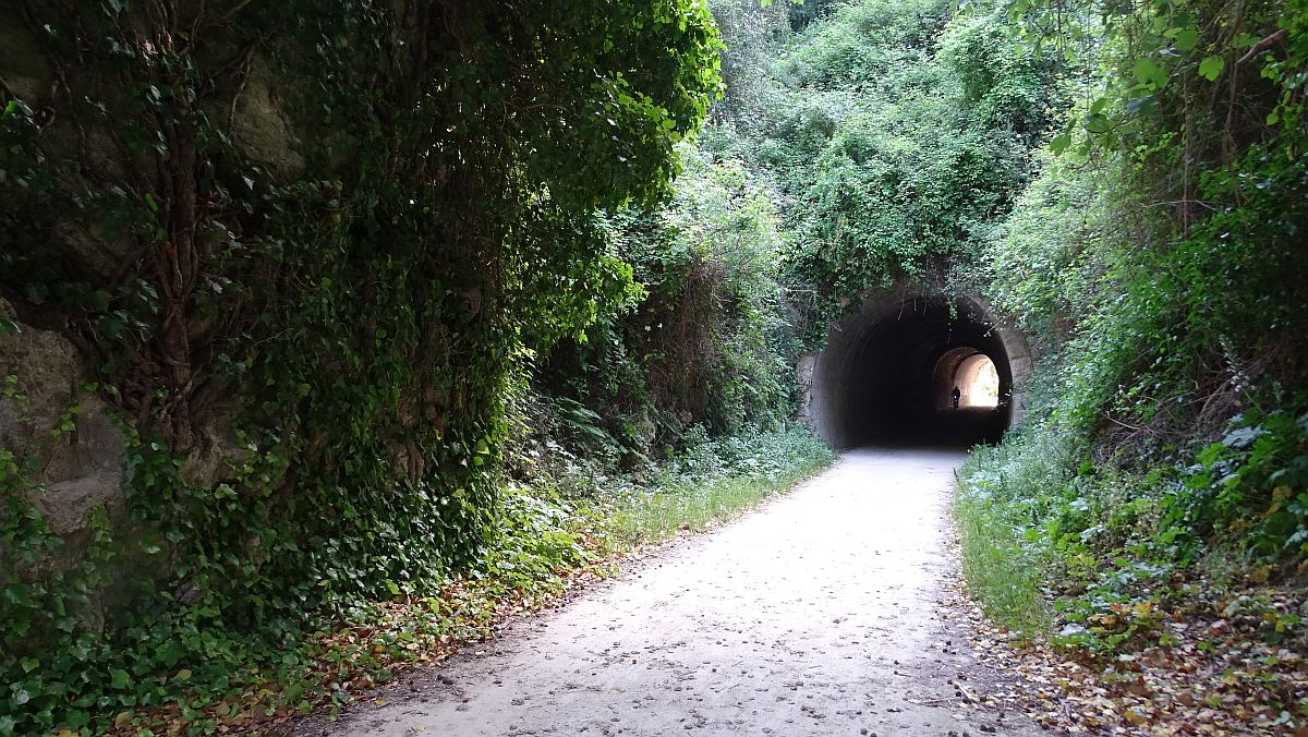 Tunnel der alten Bahnstrecke