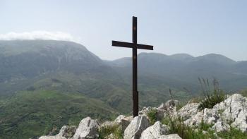 Gipfelkreuz des Monte Grotta Grande